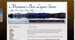 Desktop Screenshot of montanaliquorstores.com